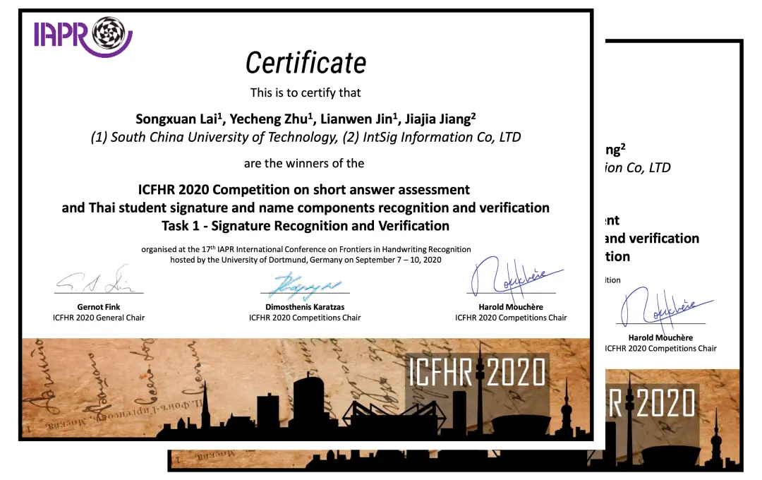 国际手写识别前沿会议